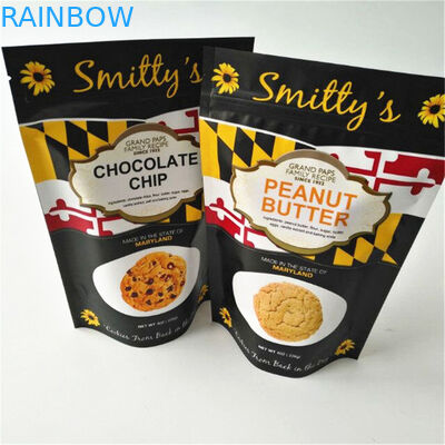 Snake Doypack Food Stand Up Pouches Tas Ritsleting Plastik 12C CMYK MOPP