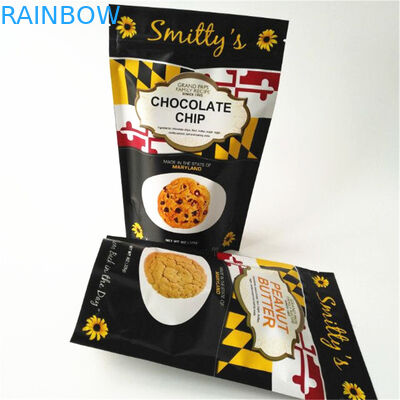 Snake Doypack Food Stand Up Pouches Tas Ritsleting Plastik 12C CMYK MOPP