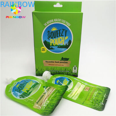 0.7C Bau Bukti Ziplock Pouch CMYK Self Heat Seal AL CPP 100mic