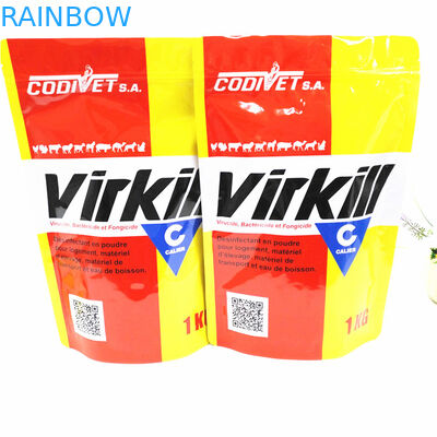 CMYK MOPP Kantong Plastik Smell Proof Popcorn Stand Up 110mic