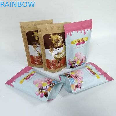 Digital Printing Plastic Mylar Bag 50Mic 300Mic Plastic Ziplock Food Pouches