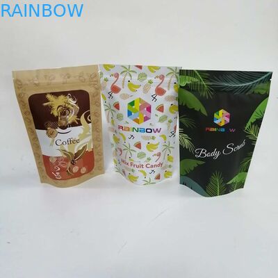 Dilaminasi VMPET Aluminium Foil Stand Up Bag Plastik Mylar Zipper Bag Moisture Proof