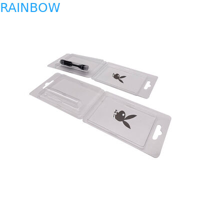 Kemasan Clamshell Plastik Clam Shell Dengan Kartu Sisipan Blister Untuk Rokok