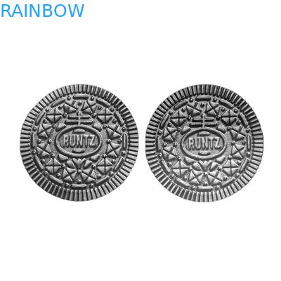 Kue Bentuk Bulat Tas Mylar Aluminium Foil Dapat Ditutup Kembali Dimakan 3.5g Die Cut