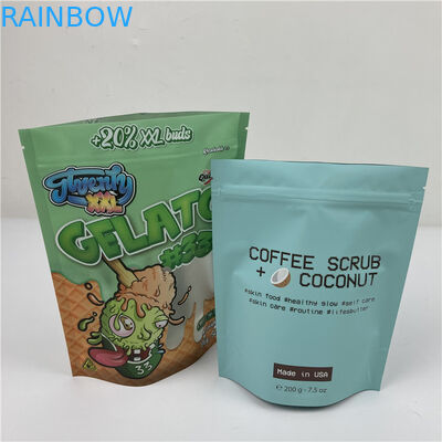 CMYK Color Matt Smell Proof Plastic Bags 3.5g Tas Kemasan Permen Edibles