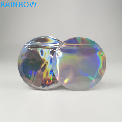 Pencetakan Disesuaikan Kantong Plastik Berbentuk Bulat yang Dapat Dimakan Kemasan 3.5g 7g