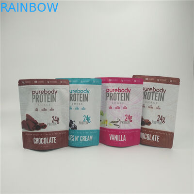 Kemasan Tas Camilan Plastik CBD Stand Up Zipper Pouch Pencetakan CMYK