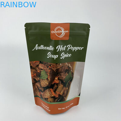 Kemasan Kantong Plastik THC Stand Up Tas Kemasan Ziplock Doypack