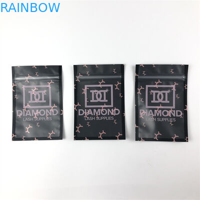 Kantong Plastik Zip Lock Mylar Aluminium Foil yang Dapat Ditutup Kembali Segel Tiga Sisi