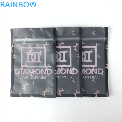 Kantong Plastik Zip Lock Mylar Aluminium Foil yang Dapat Ditutup Kembali Segel Tiga Sisi