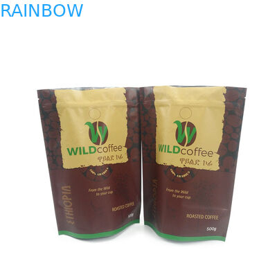 Stand Up Doypack Tobacco Packaging Pouch Paket Ritsleting Segel Panas Dengan Logo