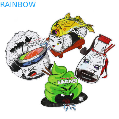 Round Circle Irregular Resealable Die Cut Mylar Bag Custom Shape 3.5 7 Gram