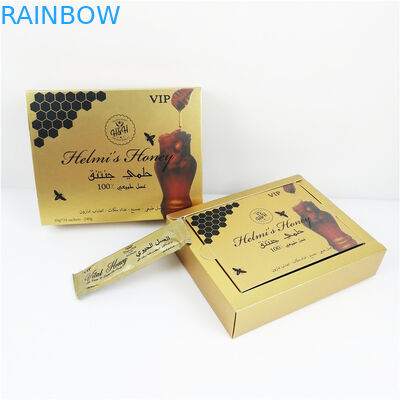 Kustom Dicetak Kantong Kemasan Plastik Kosong 20g Madu Food Grade Edible Pouch