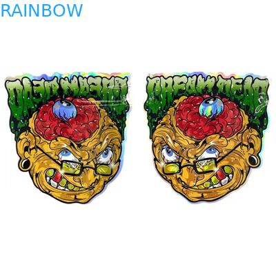 Kustom Dicetak Zip Lock Mylar Bags Segel Panas Gummies Snack Zipper Bags Aluminium Foil