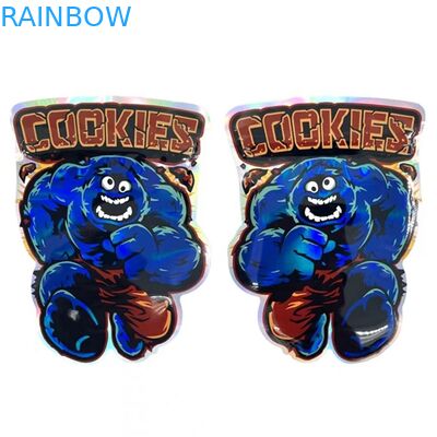 Kustom Dicetak Zip Lock Mylar Bags Segel Panas Gummies Snack Zipper Bags Aluminium Foil