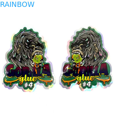 Kustom Dicetak Zip Lock Mylar Bags Segel Panas Gummies Snack Zipper Bags Aluminium Foil