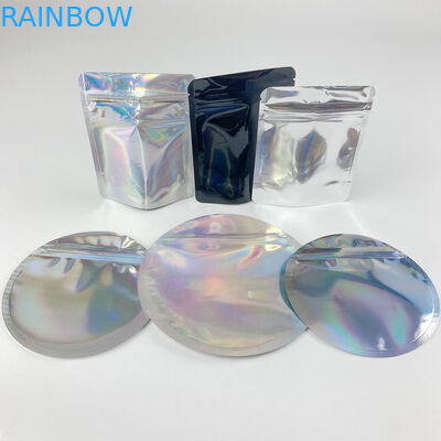 4 X 6 Mylar Custom Shape Stand Up Pouch Dengan Ritsleting Pengaman