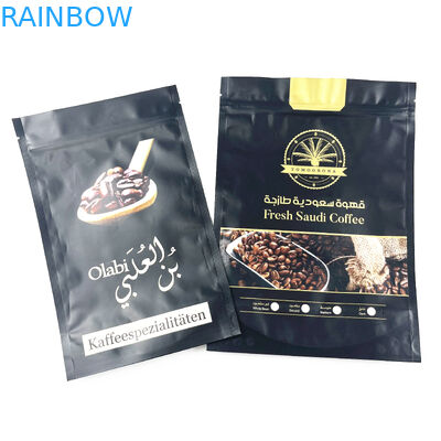 Digital Printing Kustom Mylar 8oz Biji Kopi Kemasan Kantong Ritsleting