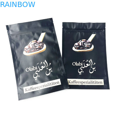 Digital Printing Kustom Mylar 8oz Biji Kopi Kemasan Kantong Ritsleting
