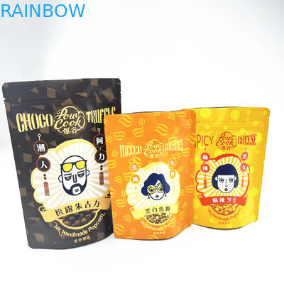 Tas Kemasan Ziplock Mylar Aluminium Bukti Bau yang Dapat Ditutup Kembali Untuk Kue Makanan Ringan