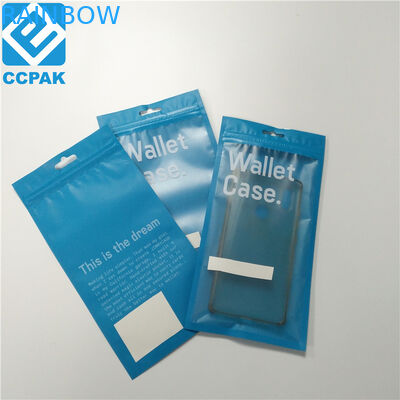 Pengisi Daya Kabel Data Buram Datar Lihat Melalui Tas Aksesori Ponsel Dengan Lubang Gantung