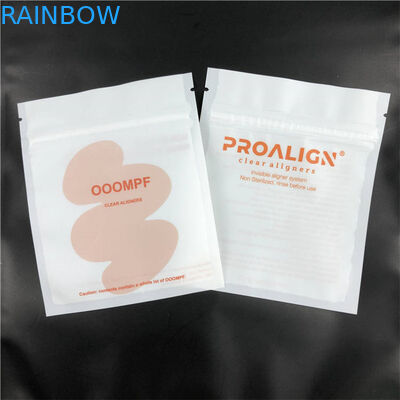 Kemasan Kantong Plastik Cetak Kustom Datar Untuk Aligner Gigi