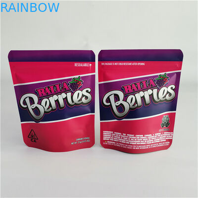 Plastik Teh Kopi Snack Packing Tas Ziplock Ditutup Kembali Kantong Kustom Laminated Runtz