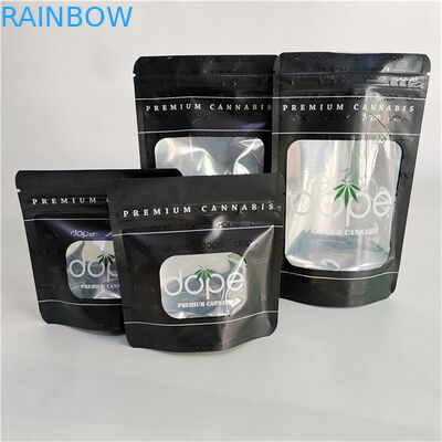 Plastik Teh Kopi Snack Packing Tas Ziplock Ditutup Kembali Kantong Kustom Laminated Runtz