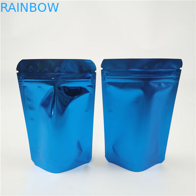 Bau Bukti Resealable Transparan Holographic Mylar Zip Lock Bags Untuk Kemasan Permen