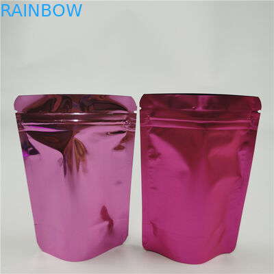 Glossy Shiny Stand Up Pouch Kantong Kopi Kemasan Plastik Disesuaikan
