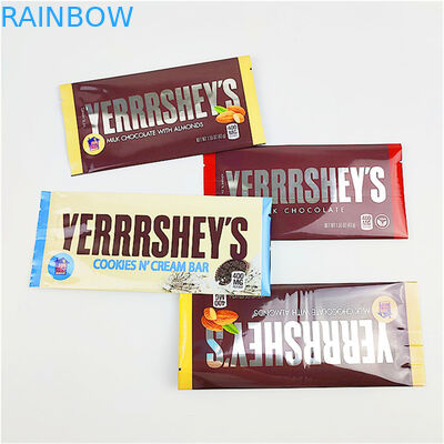 Kemasan Tas Camilan Mylar Edibles Cetak Kustom Untuk Chocolate Bar 400mg
