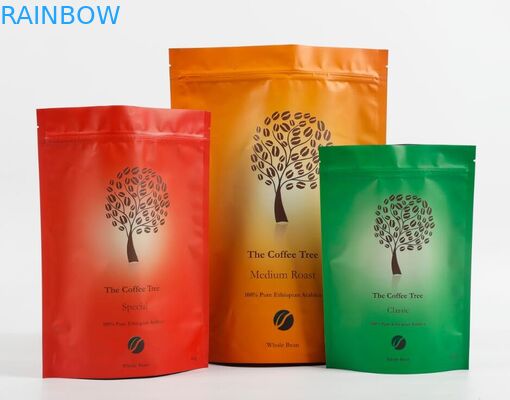 Soft Touch Stand Up Doypack Cookie Snack Bag Kemasan Tas Rami Dengan Ritsleting