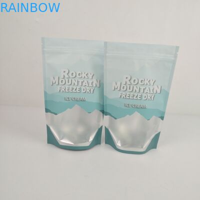 Mylar Paper Stand Up Pouch Zipper Gravure Printing Plastic Package Bag Dengan Logo