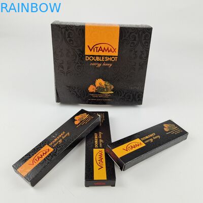 Grosir Kustom Warna Hitam Kemasan 22g Berat Sachet Kotak Madu Manis Untuk Vitamax Energy Honey