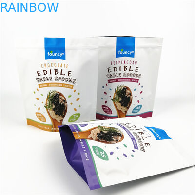 Coffee CBD Stand Up Mylar Bags 3.5g Plastik PE 50 - 200 mikron Tebal