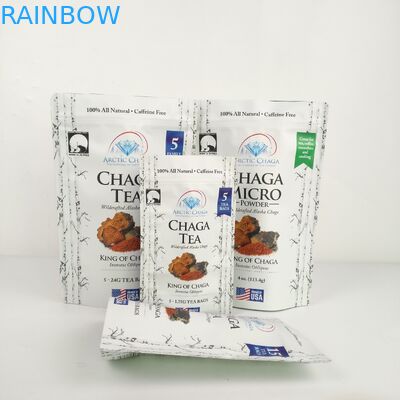 Coffee CBD Stand Up Mylar Bags 3.5g Plastik PE 50 - 200 mikron Tebal