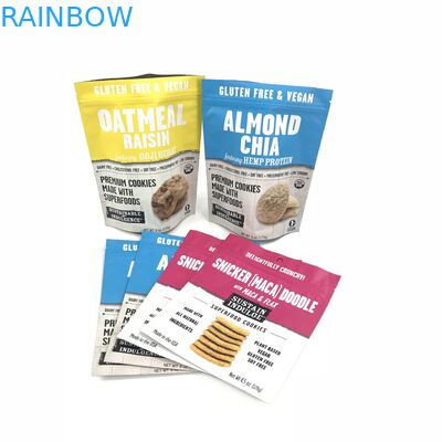 Logo Kustom 3.5g Stand Up Mylar Bags Untuk Cannabis Cookies Coffee Bean Packaging