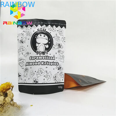 Tas Mylar Stand Up yang Dapat Didaur Ulang 3.5g Untuk Kemasan Biji Kopi Rempah-rempah Tembakau