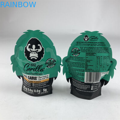 Bentuk Tidak Teratur Laminated Smell Proof Mylar 3.5g 7g 14g 28g Soft Touch Ziplock Mylar Bag