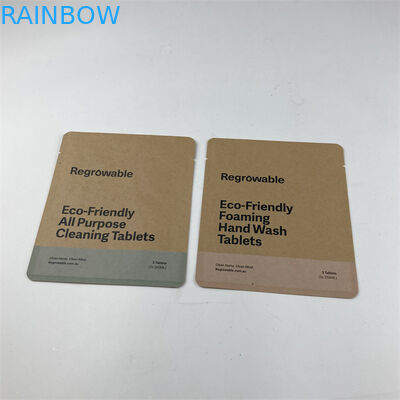 Digital Printing Kantong Kertas Kompos Ramah Lingkungan Food Grade Untuk Camilan Permen