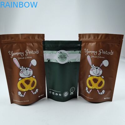 Kustom 250g 500g PET Food Stand Up Pouch Ramah Lingkungan Biodegradable
