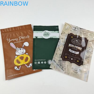 Kustom 250g 500g PET Food Stand Up Pouch Ramah Lingkungan Biodegradable