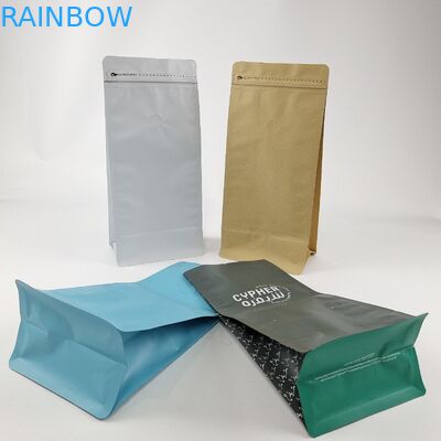 Matte Clear Mylar Aluminium Foil Bags 100g 250g 500g Tas Kemasan Bawah Datar