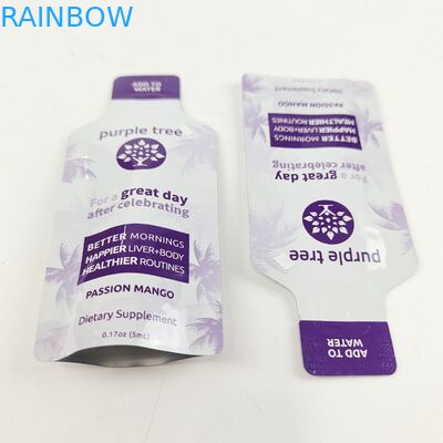 Food Grade Bentuk Unik Tas Kemasan Foil Digital Printing Die Cut Stand Up Zipper Pouch