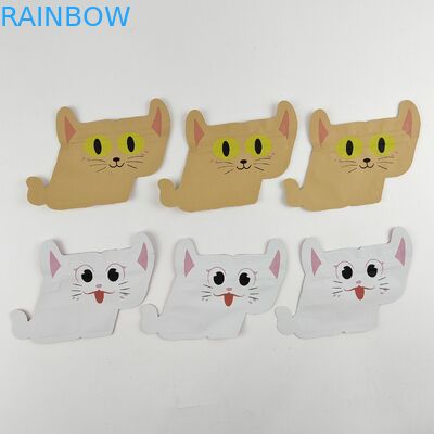 Food Grade Bentuk Unik Tas Kemasan Foil Digital Printing Die Cut Stand Up Zipper Pouch