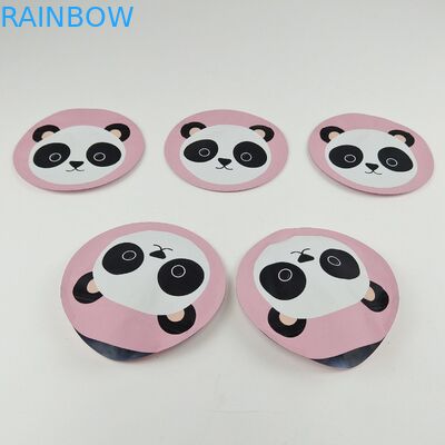 Tas Kemasan Foil Cetak Digital Plastik Tidak Teratur Die Cut Kantong Ritsleting Makanan yang Dapat Dimakan