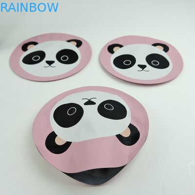 Die Cut Reusable Stand Up Ziplock Bags Bau Bukti 3.5g Mylar Bags