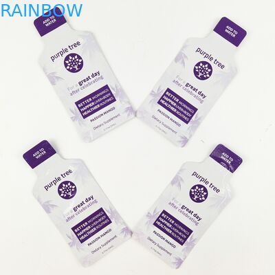 Tas Ziplock Mylar Berbentuk Plastik Pengaman Digital Print Irregular Foil Packaging Bags