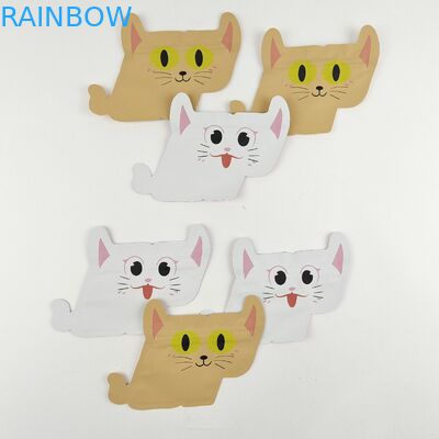 Permen Cookies Mylar Ziplock Stand Up Bags Bentuk Khusus Stand Up Ziplock Pouches