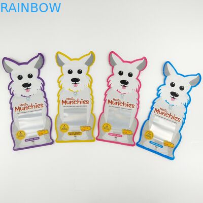 Permen Cookies Mylar Ziplock Stand Up Bags Bentuk Khusus Stand Up Ziplock Pouches